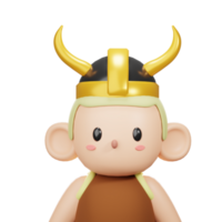 3d viking kostym ikon png