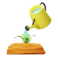 3D Watering Can Icon png