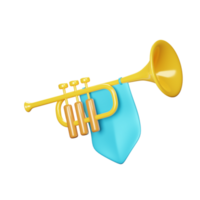 3d trumpet ikon png