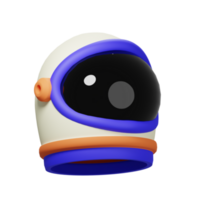 3d astronauta casco icona png