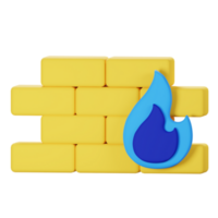 3D Firewall Icon png