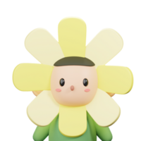 3D Flower Costume Icon png