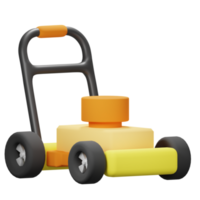 3D Lawn Mower Icon png