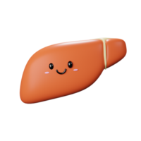 3d foie icône png