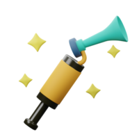 3D party horn Icon png