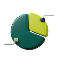 3D Pie Graph Icon png