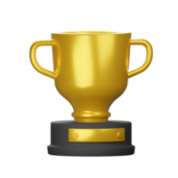 3d trofeo icono png