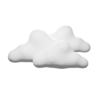 icono de nube 3d png