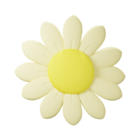 3d fleur icône png