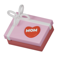 3d mamma gåva ikon png