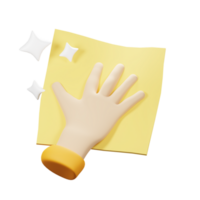 3d Hand Reinigung Symbol png