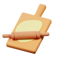 3D Rolling Pin Icon png