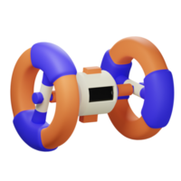 3D space station Icon png