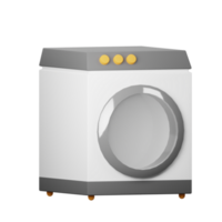 3d het wassen machine icoon png