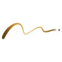 Luxury gold line png