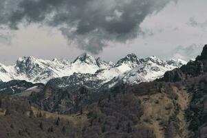 Mountains of Brembana valley Bergamo Italy photo
