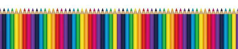 seamless texture with multicolored pencils. Back to school. vector