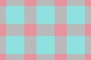 Seamless fabric plaid. Textile tartan vector. Pattern background check texture. vector