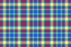 Check fabric tartan. Textile background plaid. Seamless pattern texture vector. vector