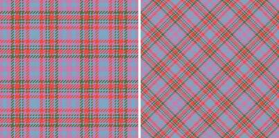 Fabric pattern tartan. Vector textile seamless. Check background texture plaid.