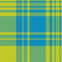 Background plaid pattern. Seamless fabric texture. Check tartan textile vector. vector