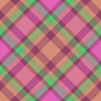 Seamless tartan textile. Check plaid vector. Background fabric pattern texture. vector