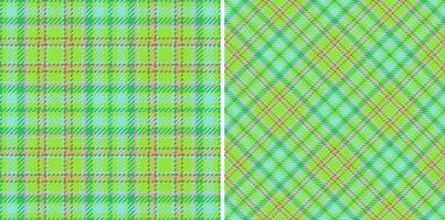 Fabric background check. Seamless textile pattern. Texture vector plaid tartan.