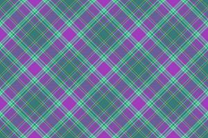 Plaid textile background. Seamless pattern tartan. Check fabric texture vector. vector