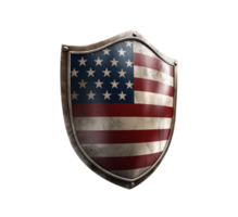 americano bandiera scudo trasparente png