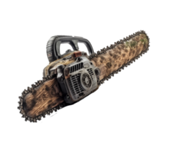 Tree cutter saw in png transparent background