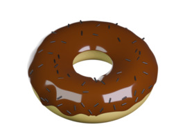 rosquilla 3d linda png