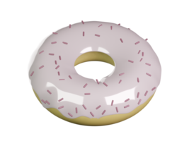 Donut 3d mignonne png