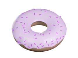 donut 3d schattig png