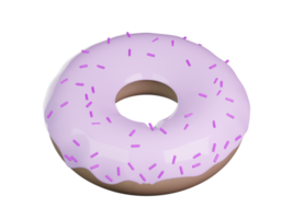 rosquinha 3d fofa png