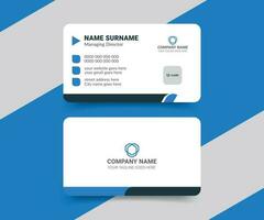 Professional elegant business card design template vector