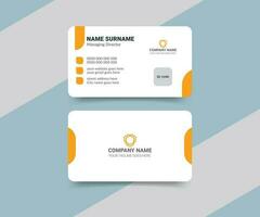 Creative and modern business card template vector
