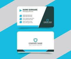 Modern and creative business card template design vector