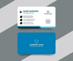 Modern and creative business card template design vector