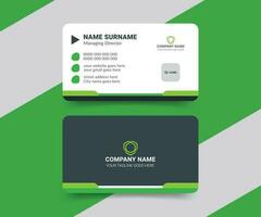 Creative and professional business card or visiting card design vector