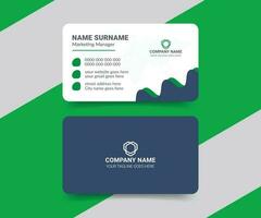Business card design mockup template vector