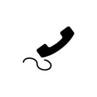 Telephone icon, Simple contact us icons set. Universal contact us icons to use for web and mobile UI, set of basic contact us elements. Web communication icon set vector