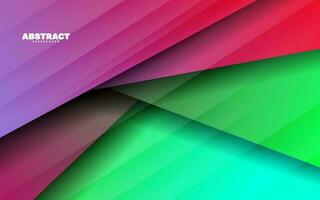 Abstract overlap layer papercut background banner vector