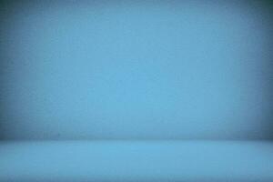 Abstract Blue Concrete Room Interior Background, Suitable for Product Presentation and Backdrop. photo