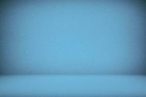 Abstract Blue Concrete Room Interior Background, Suitable for Product Presentation and Backdrop. photo