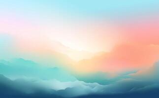Pastel gradient background. Abstract blurred gradient background. illustration. photo