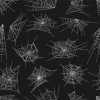 Spiderweb pattern, seamless spider web, Halloween vector