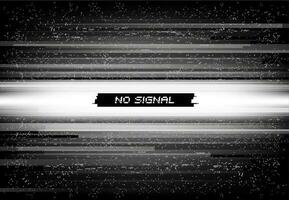 No signal screen background, glitch digital noise vector