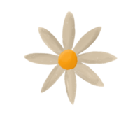 fleur dessiné à la main png