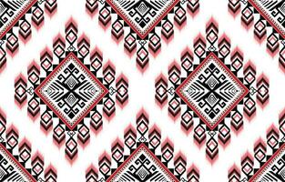 Geometric Ethnic pattern vector. African, American, Mexican, Western Aztec motif striped and bohemian pattern. designed for background,wallpaper,print, carpet,wrapping,tile,batik.vector illustratoin. vector