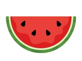 Watermelon Sliced Summer Fruit Icon Clipart Cartoon Doodle Vector Illustration